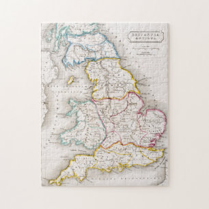 イギリス Britannia Antiquaの地図 ジグソーパズル