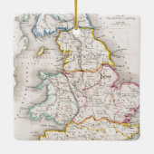 イギリス| Britannia Antiquaの地図 セラミックオーナメント (裏面)