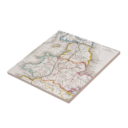 イギリス| Britannia Antiquaの地図 タイル (側面)