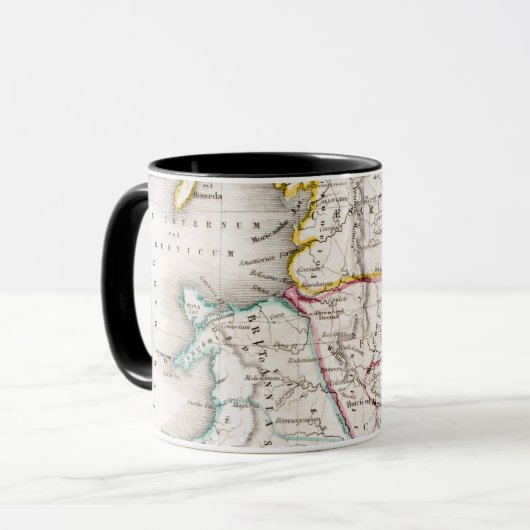 イギリス| Britannia Antiquaの地図 マグカップ (正面左)