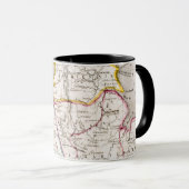 イギリス| Britannia Antiquaの地図 マグカップ (正面右)