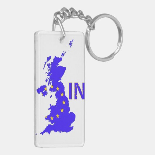 イギリス- EU会員の国民投票2016年 キーホルダー (裏面左)