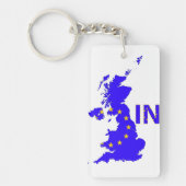 イギリス- EU会員の国民投票2016年 キーホルダー (正面)