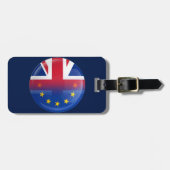 イギリス- EU会員の国民投票2016年 ラゲッジタグ (正面横)
