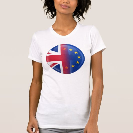 イギリス- EU会員の国民投票2016年 Tシャツ (正面)