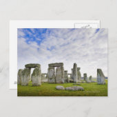 イギリス、Stonehenge ポストカード (正面/裏面)