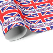 イギリス UK 旗 ギフト ラッピングペーパー (ロールコーナー)