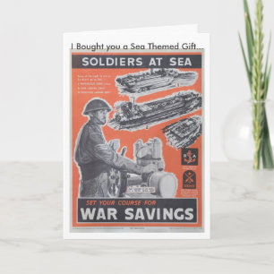 イギリス wartime ポスターの複製 カード