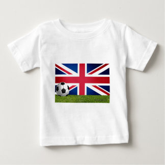 イギリスFutbol -サッカー ベビーTシャツ