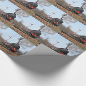 イギリスIII蒸気の列車 ラッピングペーパー (角)