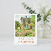 イギリスin夏ヴィンテージ旅行はがき ポストカード (スタンド正面)