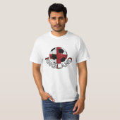 イギリスstゲオルゲスの十字のサッカーボール tシャツ (正面フル)