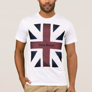 イギリスTシャツ- 1707旗(霧効果) Tシャツ