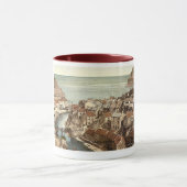 イギリスwhitby Staithesの1890年代 マグカップ (中央)