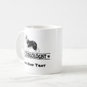 イギリユーモアのあるスの牧羊犬 コーヒーマグカップ (正面左)