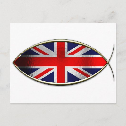 イクサス – イギリス国旗 ポストカード (正面)