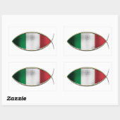イクサス – イタリアン国旗 長方形シール (シート)