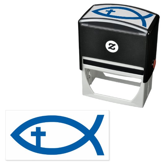 イクサス |クリスチャンの魚のシンボル セルフインキングスタンプ (インサイチュ)