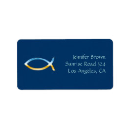 イクサス |クリスチャンの魚のシンボル ラベル