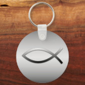 イクシーズイエスキースフィッシュクリスチャンのシンボル キーホルダー (正面)