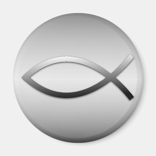 イクシーズイエスキースフィッシュクリスチャンのシンボル マグネット (正面)