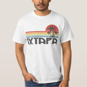 イクスタパメキシコ – メキシコビーチレトロサンセットヴィンテージ Tシャツ