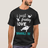 イクラクナルワラを愛しすぎておかしくなってる人 海の生き物 魚 Tシャツ (正面)