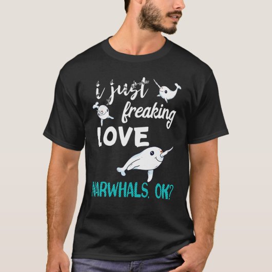 イクラクナルワラを愛しすぎておかしくなってる人 海の生き物 魚 Tシャツ (正面)