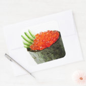イクラ軍艦巻き寿司 スクエアシール (封筒)