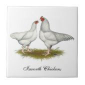 イクワース鶏 タイル (正面)