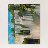 イグアスのジグソーアルゼンチン滝。 ジグソーパズル (縦)