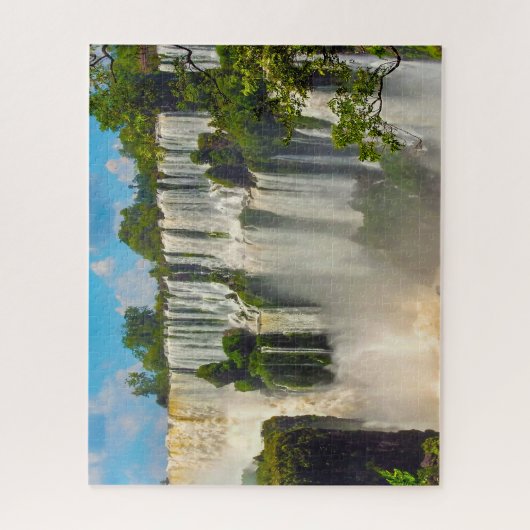 イグアスのジグソーアルゼンチン滝。 ジグソーパズル (縦)