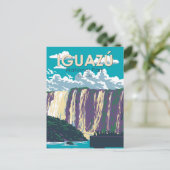 イグアス国立公園アルゼンチントラベルアートヴィンテージ ポストカード (スタンド正面)