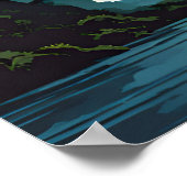 イグアス国立公園ヴィンテージ ポスター (角)