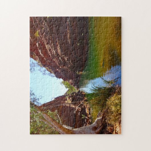 イグアス川の滝アルゼンチン。 ジグソーパズル (縦)