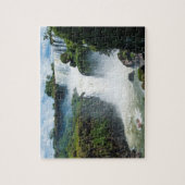 イグアス滝がジャングルに囲まれる ジグソーパズル (縦)