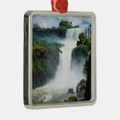 イグアス滝がジャングルに囲まれる メタルオーナメント (右)