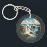 イグアス滝アルゼンチン キーホルダー<br><div class="desc">イグアス秋は、アルゼンチンとブラジルのイグアス川縁どの滝である。</div>