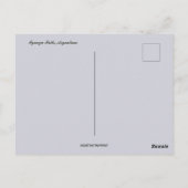 イグアス滝アルゼンチン ポストカード (裏面)