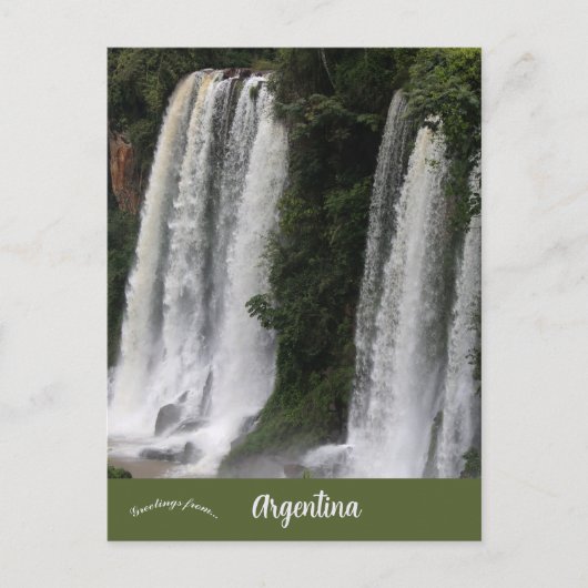 イグアス滝アルゼンチン ポストカード (正面)