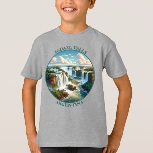 イグアス滝アルゼンチン Tシャツ (正面)