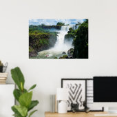 イグアス滝サラウンドバイジャングル ポスター (ホームオフィス)