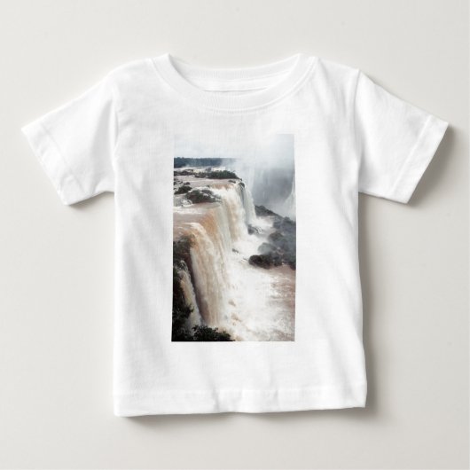 イグアス滝ズブラジルル ベビーTシャツ (正面)
