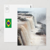 イグアス滝ズブラジルル ポストカード (正面/裏面)