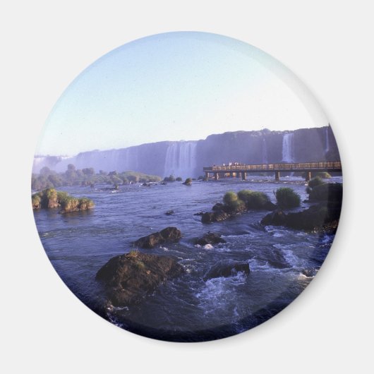 イグアス滝ブラジルとアルゼンチン マグネット (正面)