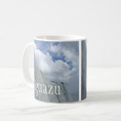 イグアス滝、イグアス川、アルゼンチン、ブラジル2- コーヒーマグカップ (正面左)