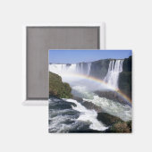 イグアス滝、パラナ州、ブラジル。空中表示 マグネット (正面/裏面)