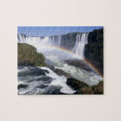 イグアス滝、ブラジルのパラナ州。上空表示 ジグソーパズル (横)