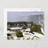 イグアス滝, ブラジル ポストカード (正面/裏面)