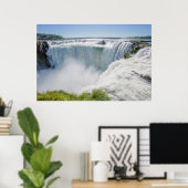 イグアス秋ズ，悪魔の喉，アルゼンチン ポスター (ホームオフィス)